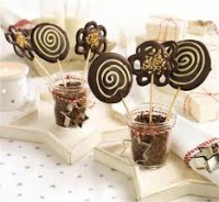 Piruleta de chocolate